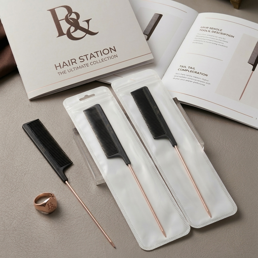 Professional Rat‑Tail Comb