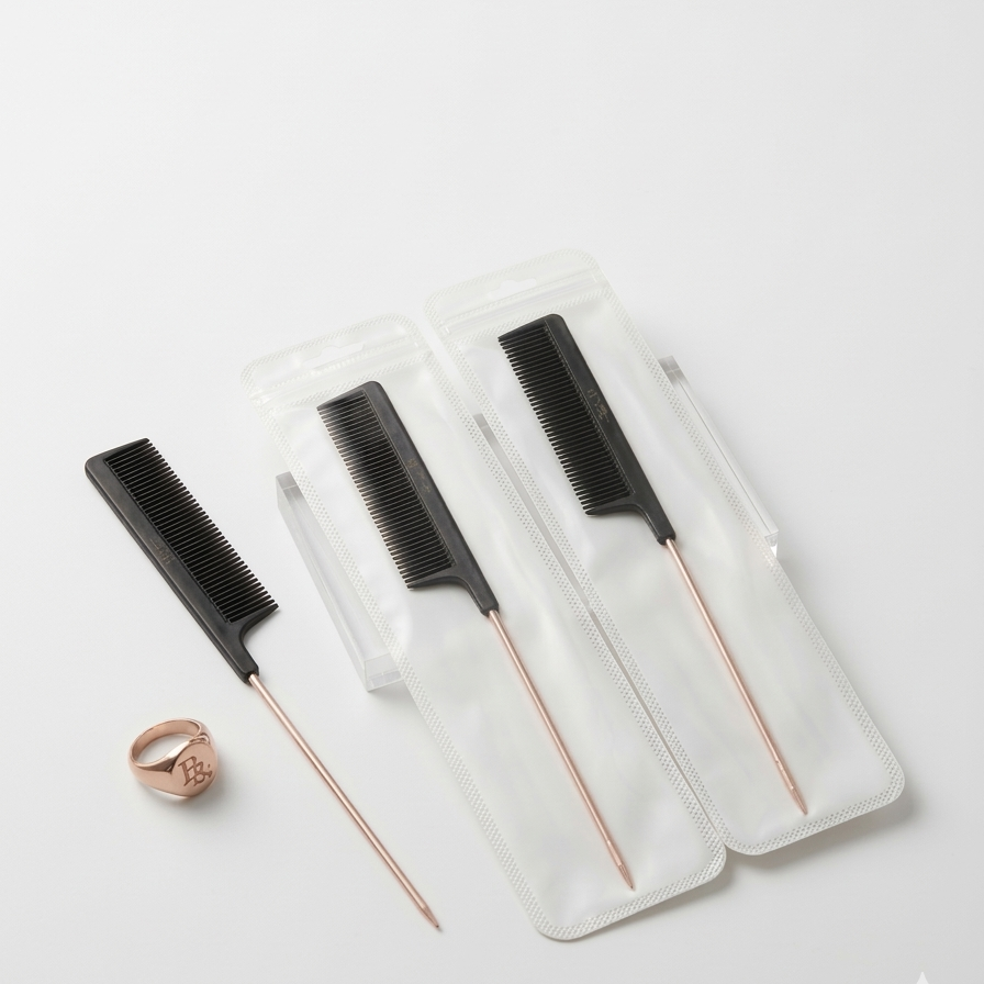 Professional Rat‑Tail Comb