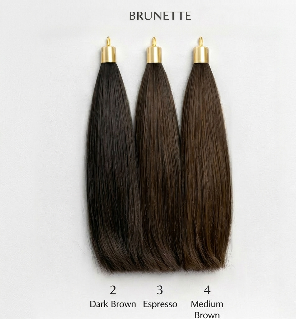 100% Virgin Human Hair – Brunette